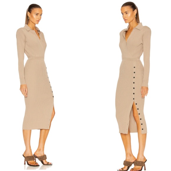 🚫SOLD🚫 SELF-PORTRAIT Ribbed Knit Dress SIZE Small - Picture 2 of 7